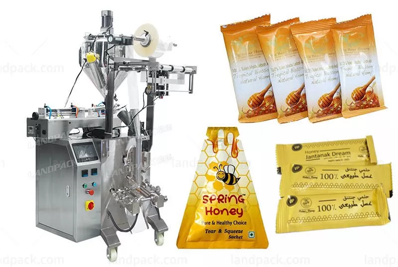 Automatic 3 Sides Sealing Honey Sachet Packaging Machine