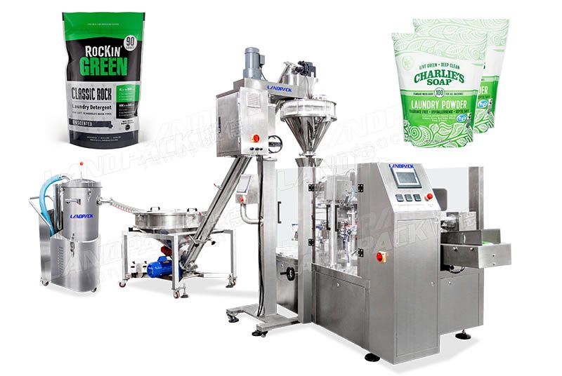 High Speed Stand Up Bag Detergent Doypack Packing Machine