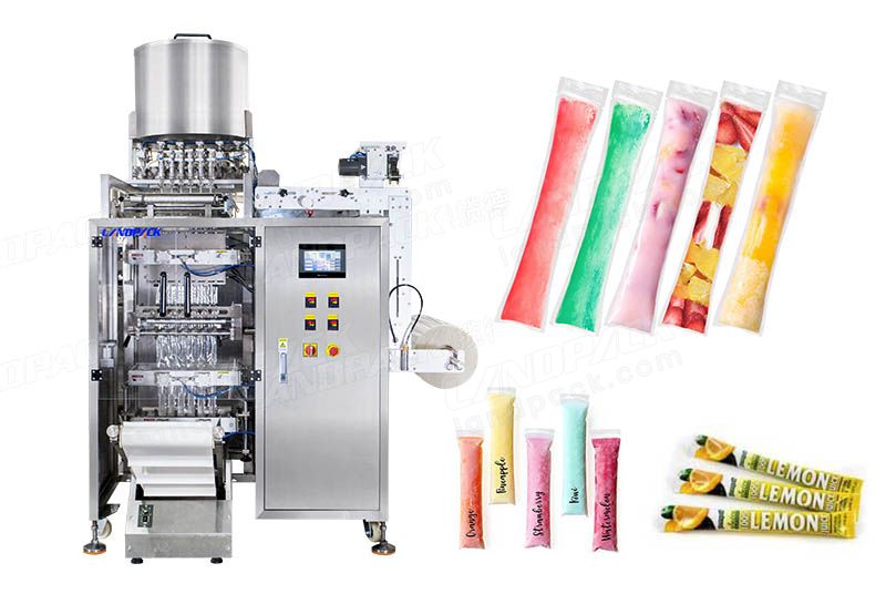 Automatic Liquid Ice Lolly Multi Line Sachet Packing Machine