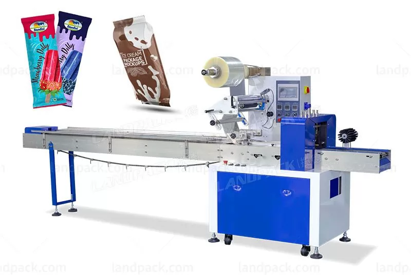 Automatic Ice Cream Popsicle Flow Packing Machine