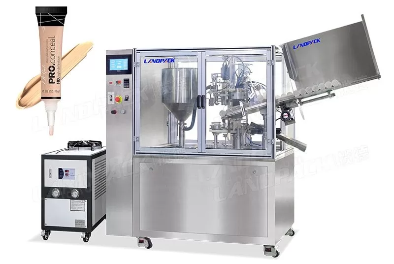 Automatic Plastic Tube Filling Sealing Machine For Cosmetics