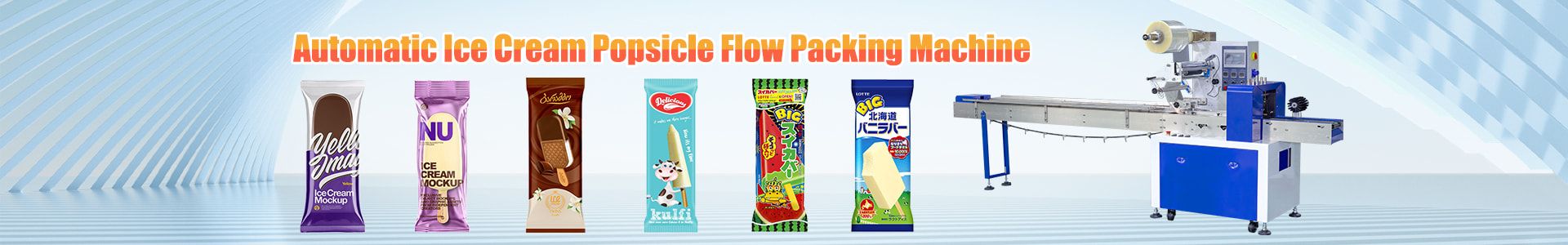 popsicle wrapping machine