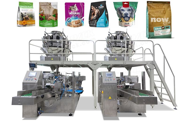 High Speed Granules Stand Up Food Pouch Packaging Machine
