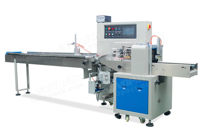 Down Paper Flow Wrapping Packing Sealing Machine