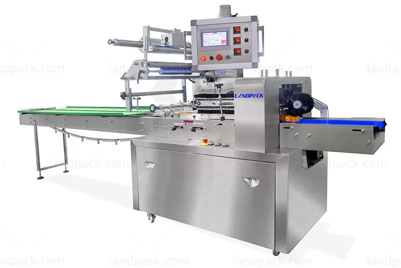 Full 304 Stainless Steel Flow Wrap Pack Machine