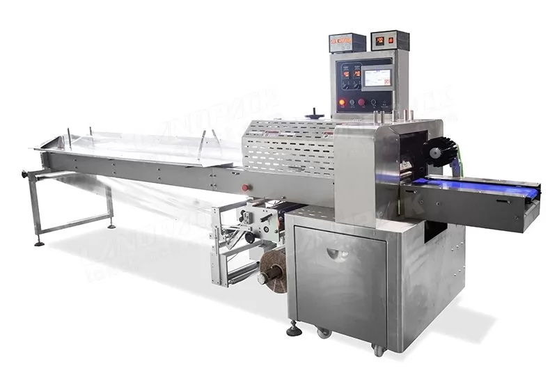 Back Stretch Flow Packing Machine For Wet And Sticky Product