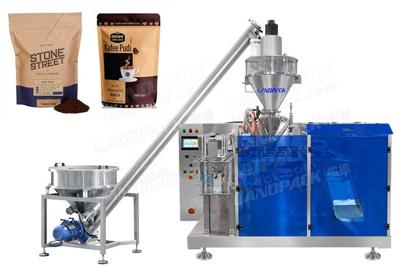 Horizontal Coffee Powder Pouch Packing Selling Machine