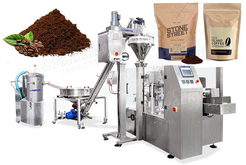 Automatic Coffee Powder Premade Pouch Packaging machine