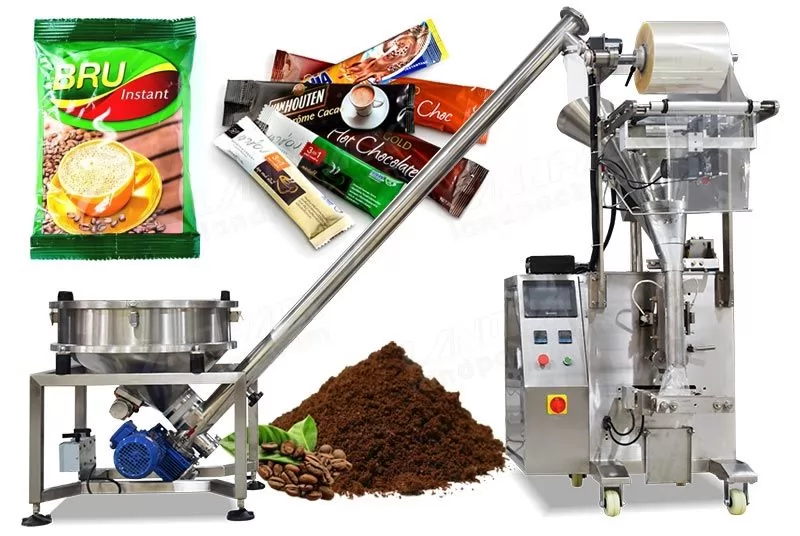 Automatic Coffee Powder Packing Machine With Auger Lifter