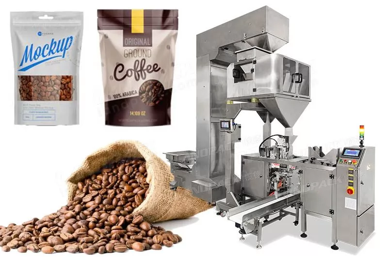 Premade Pouch Coffee Beans Fill And Seal Doypack Machine