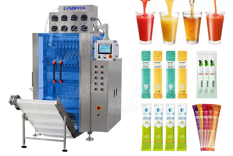 Automatic Multi Lane Packing Machine For Liquid Products