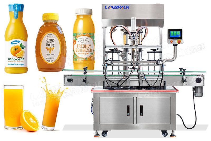 Automatic Piston Liquid Filling Machine For Juice/ Oil/ Honey
