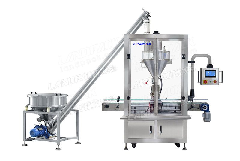 Automatic Bottle Filling Machine For Milk Powder/ Coffee Powder