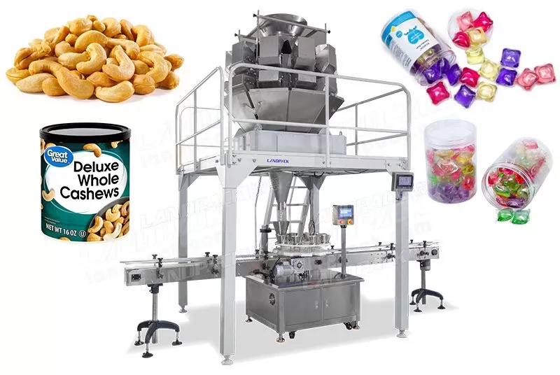 Automatic Multihead Weigher Filling Packing Machine For Snack/ Potato Chips