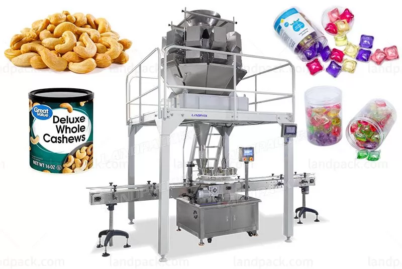 Automatic Multihead Weigher Filling Packing Machine For Snack/ Potato Chips