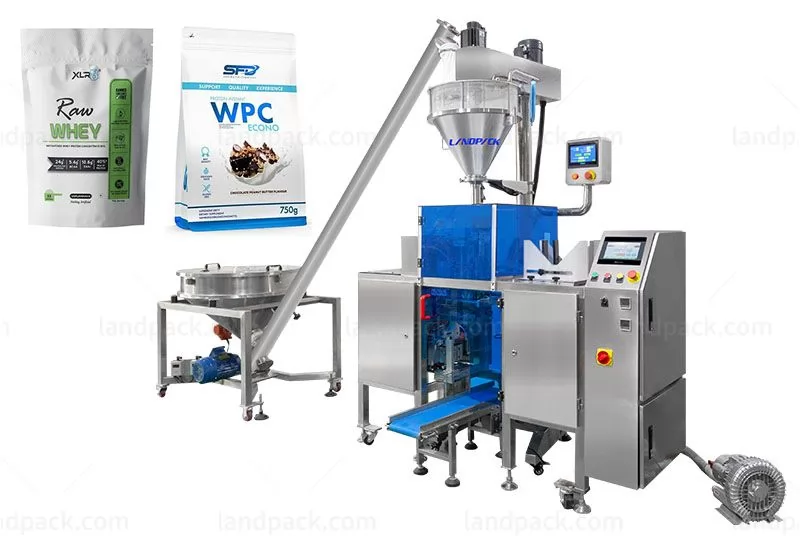 Automatic Protein Powder Doypack Filling Machine For Premade Pouch