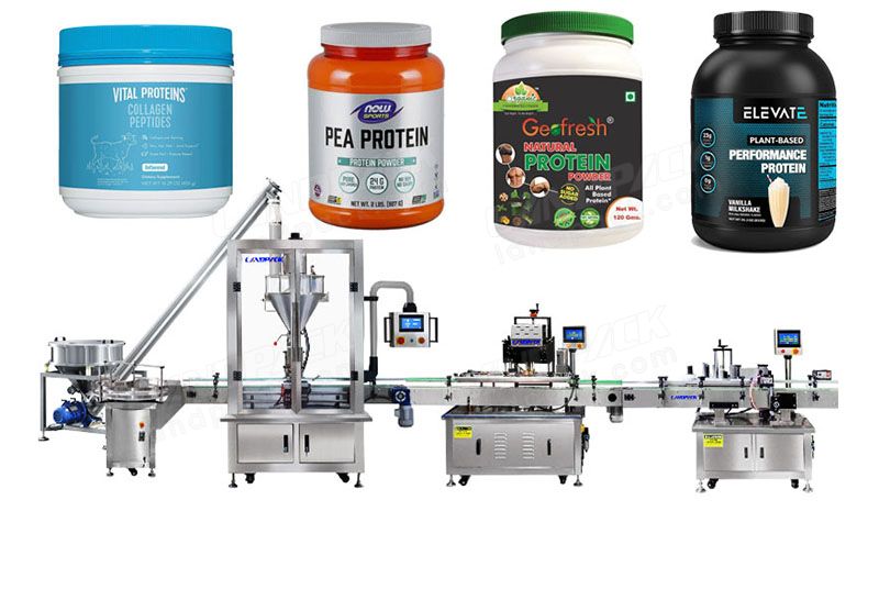 Automatic Premium Protein Powder Filling Capping Machine