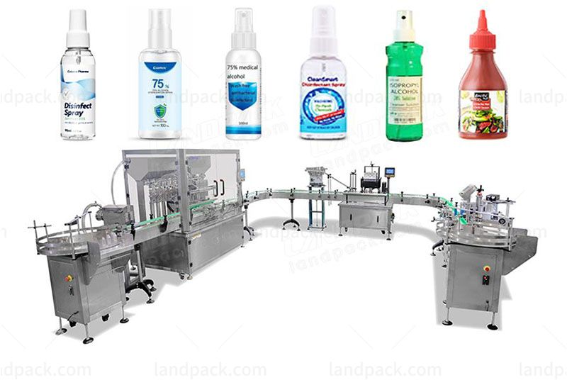 Full Automatic Bottle Filling Capping And Labeling Machine