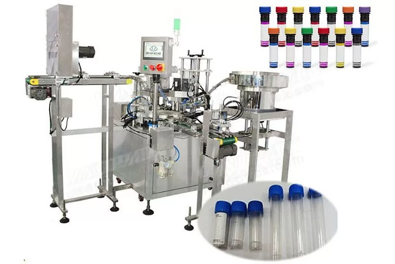 Automatic Filling and Capping Machine for Reagent Plastic Test Tube and Antiviral Liquid