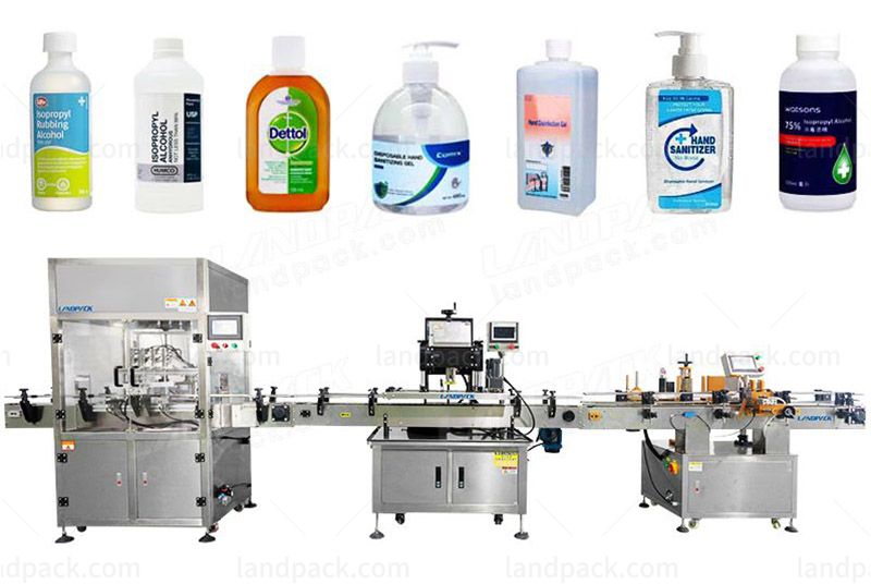 Liquid Bottle Filling Capping  and Automatic Labeling Machine LDFA - 04