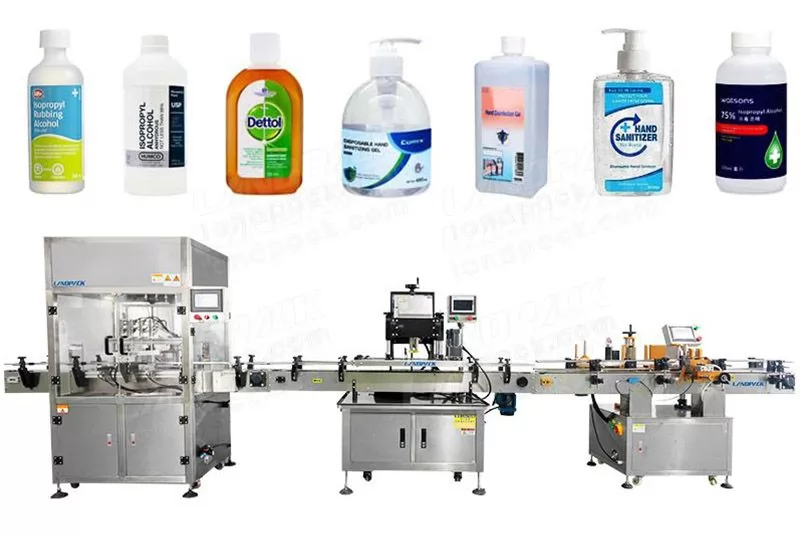  Liquid Bottle Filling Capping  and  Labeling Machine
