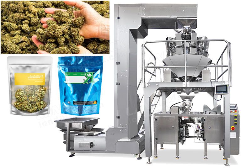 Automatic Cannabis/ Marijuana Doypack Weighing Packing Machine