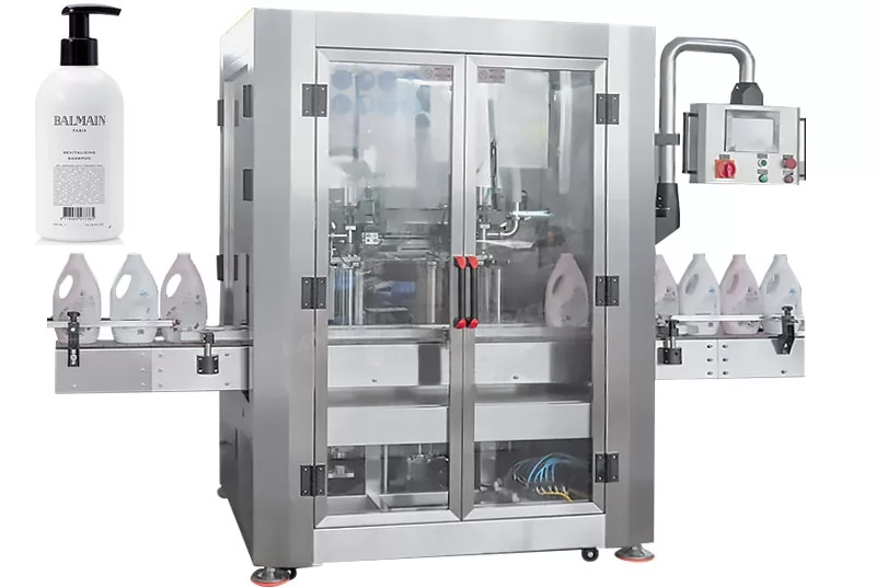 Automatic Follow-Up Type Liquid Filling Machine For Shampoo