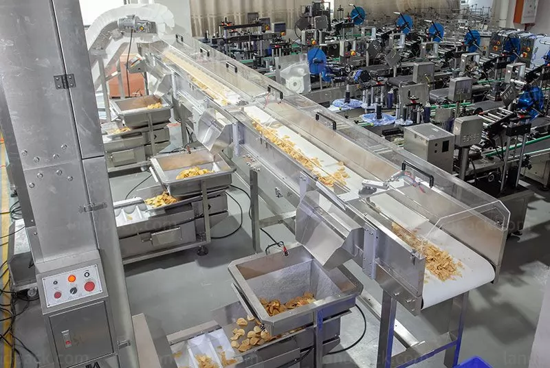 automatic chips packing machine