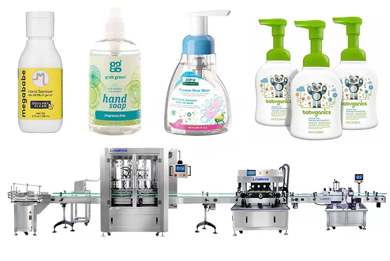 Factory Price Disinfectant/ Alcohol/ Sanitizer Bottle Filling Capping Line