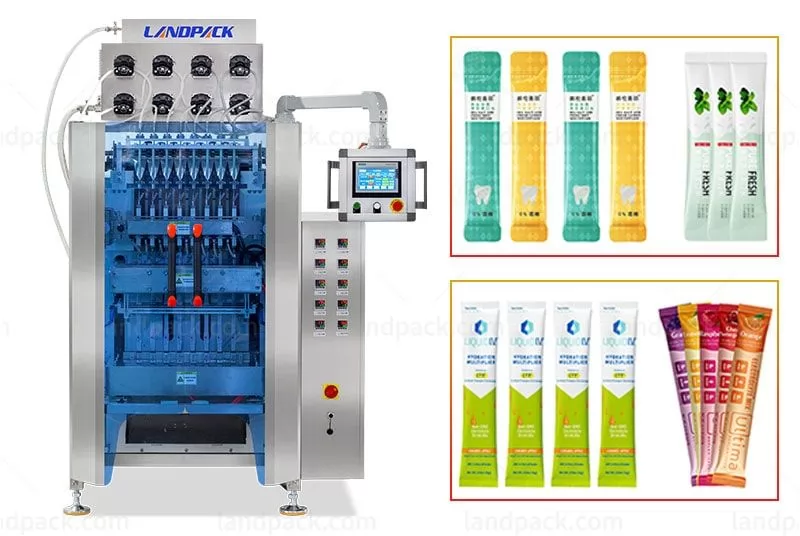 High Speed Liquid Multi Lanes Stick Packaging Machine