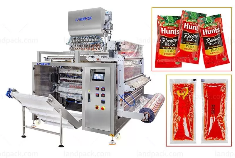 Automatic 10 Lane Liquid 3/ 4 Sealing Sachet Packaging Machine