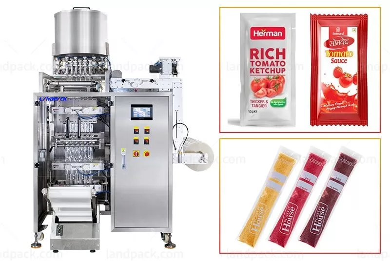 Automatic Multi Track Liquid Sachet Packing Machine With UV Sterilization