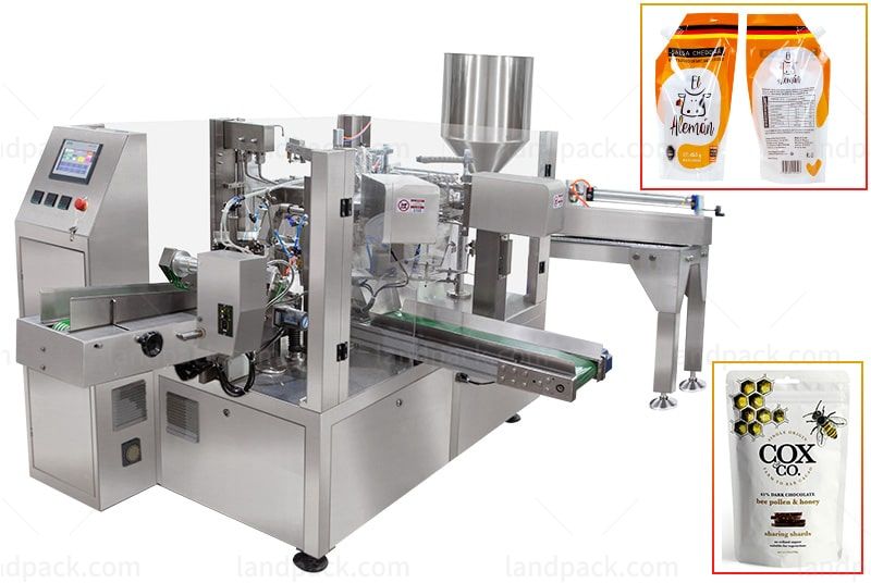 Automatic Liquid Rotary Doypack Pouch Filling Machine For Premade