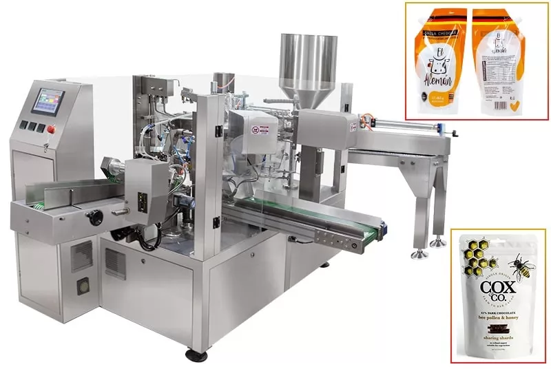 rotary premade pouch packing machine