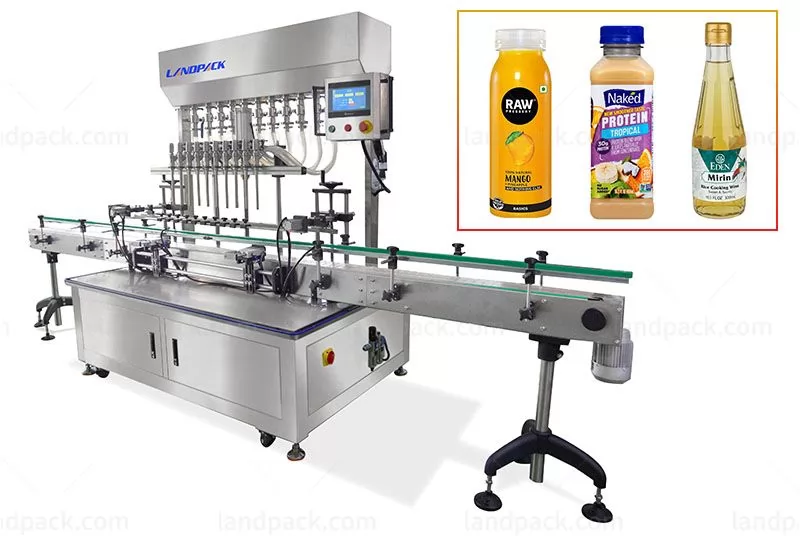 High Speed 10 Nozzles Gravity Type Liquid Filling Machine