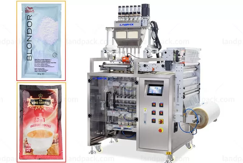 Multi Track Powder 4 Side Sealing Sachet Packing Machine