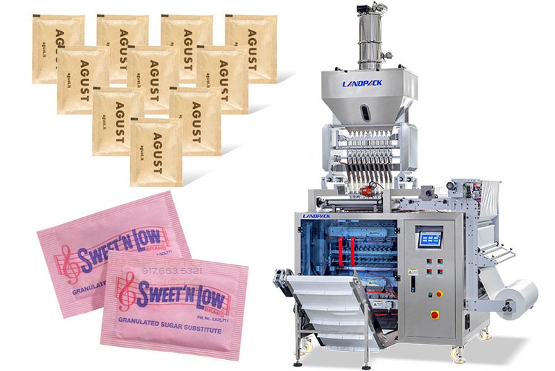 Automatic Fine Particles 3/4 Side Sealing Sachet Packaging Machine