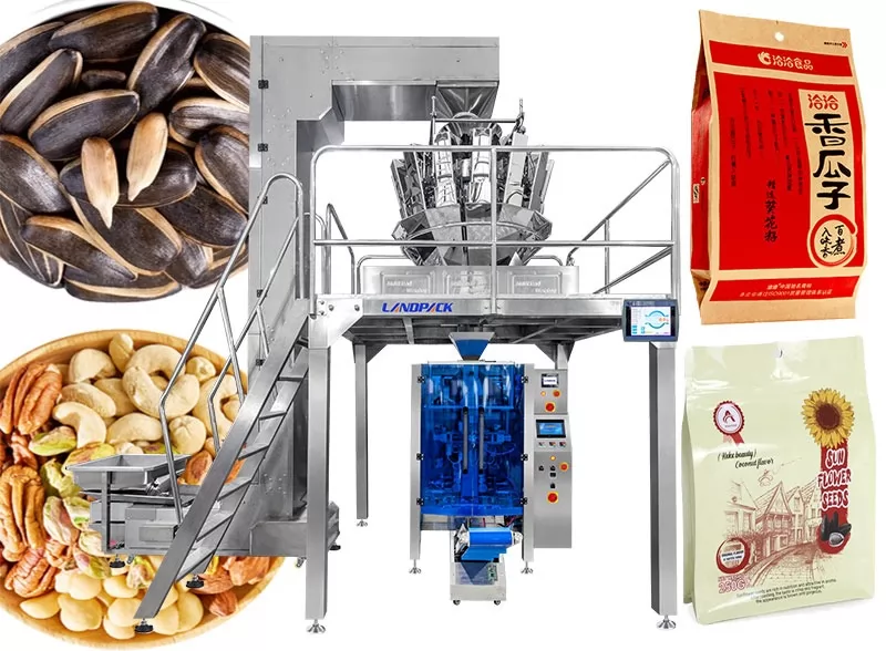 Automatic Sunflower Seeds Multihead Weigher Vertical Packing Machine