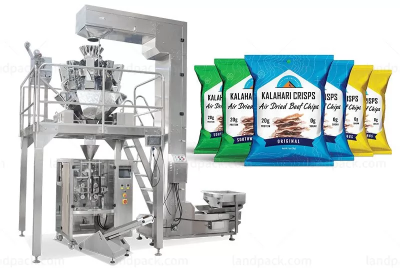 Full Automatic Beef Jerky/ Biltong Multihead Weigher Packing Machine