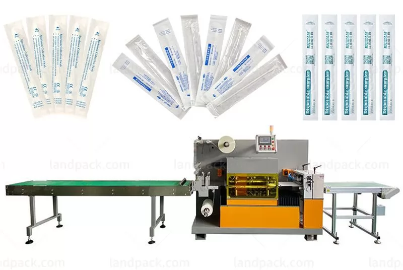 High Speed Throat Swab Servo Packing Machine For Packing Nasal Swab Hroat Swab Etc