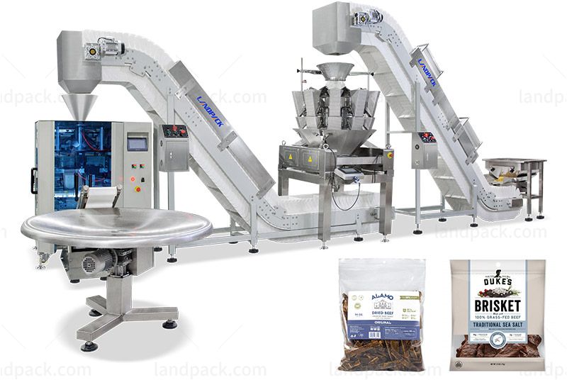 Jerky outlet packaging machine