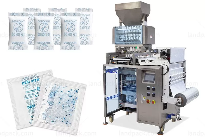 6 Lane Desiccant 3/4 Sealing Sachet Packing Machine