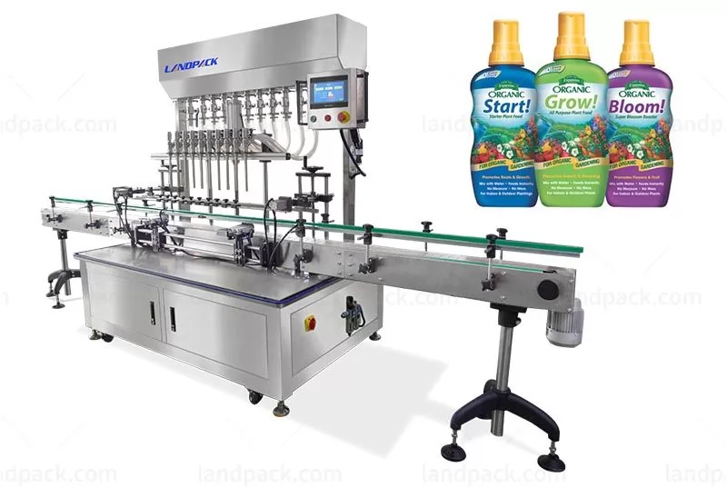 High Speed Gravity Type Liquid Filling Machine For Fertilizer