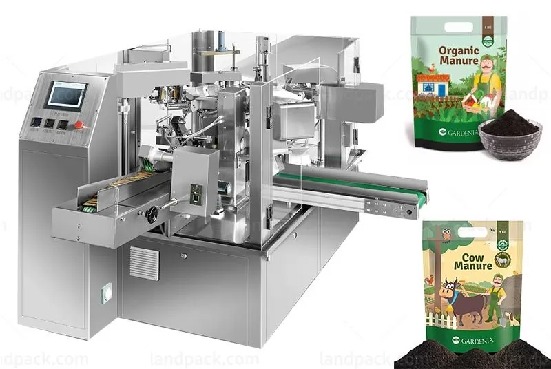 Multi-function Premade Pouch Rotary Packing Machine For Fertilizer/ Vermicompost