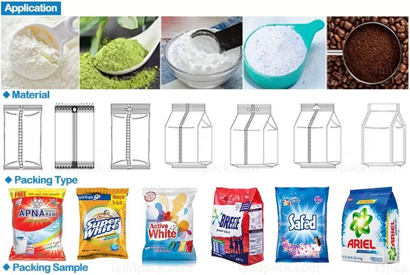 washing powder packing machine