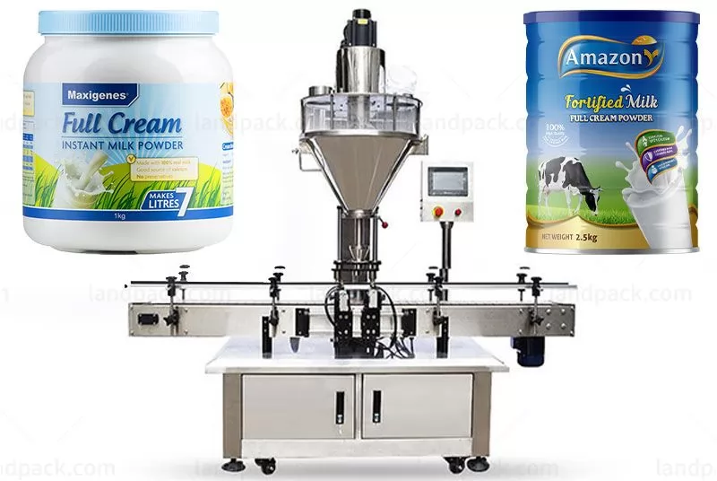 Semi Automatic Milk Powder Filling Machine With Auger Filler