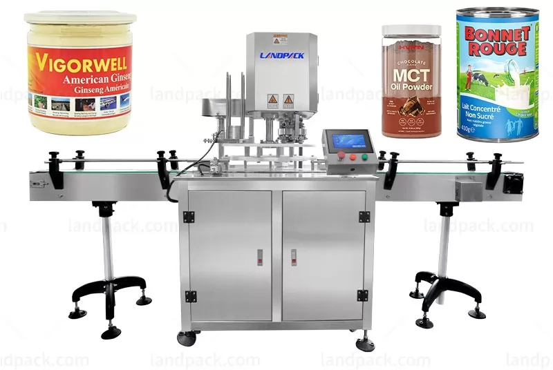 Low Cost Semi Automatic Milk Powder Can Seaming Machine