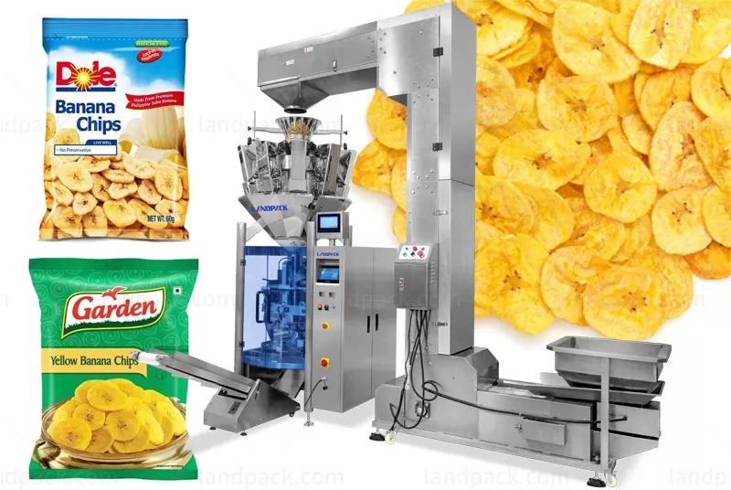 Low Cost Banana Chips Packing Machine With Multihead Weigher