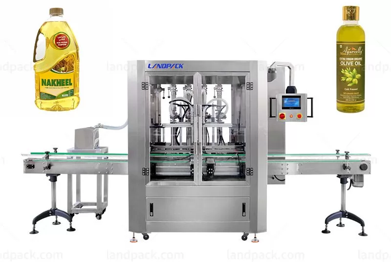 Automatic Oil Bottle Filling Machine and capping machine