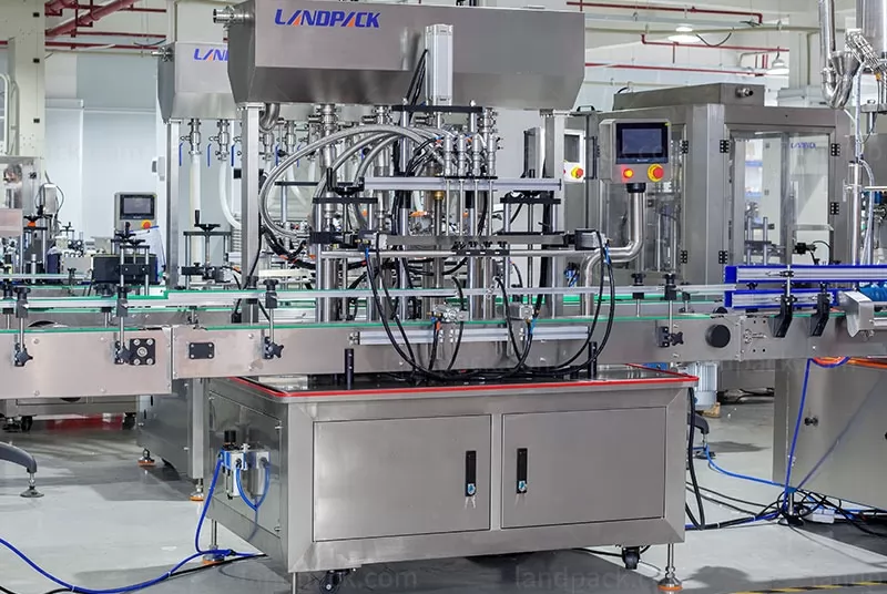 bottle filling and sealing machine